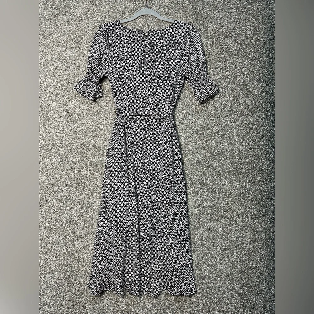 NWT Tommy Hilfiger Faux Wrap Short Sleeve Chiffon Dress Size 8 - Picture 6 of 9